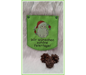 Stickdatei - Weihnachtsmannkopf